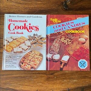 2 Vintage 70s Cookies Cookbooks : Better Homes & Gardens + Family Circle